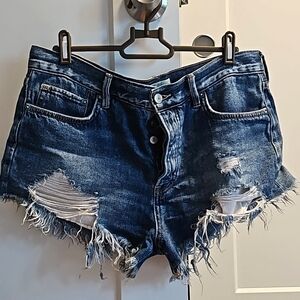 Free People distressed shorts